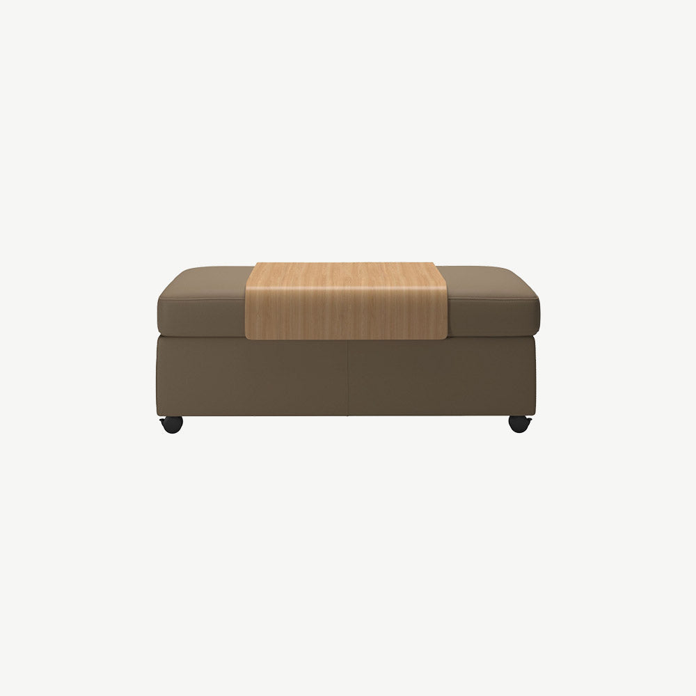 Stressless® Double Ottoman with Table