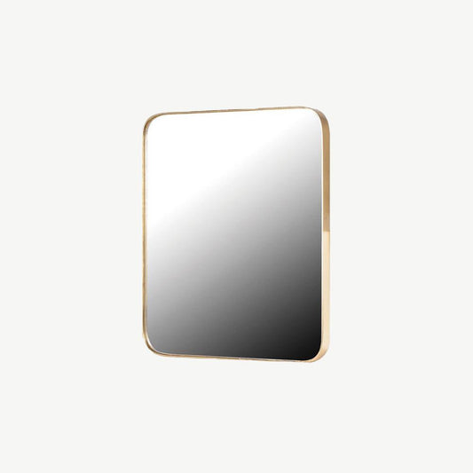 Gold Frame Rectangular Mirror