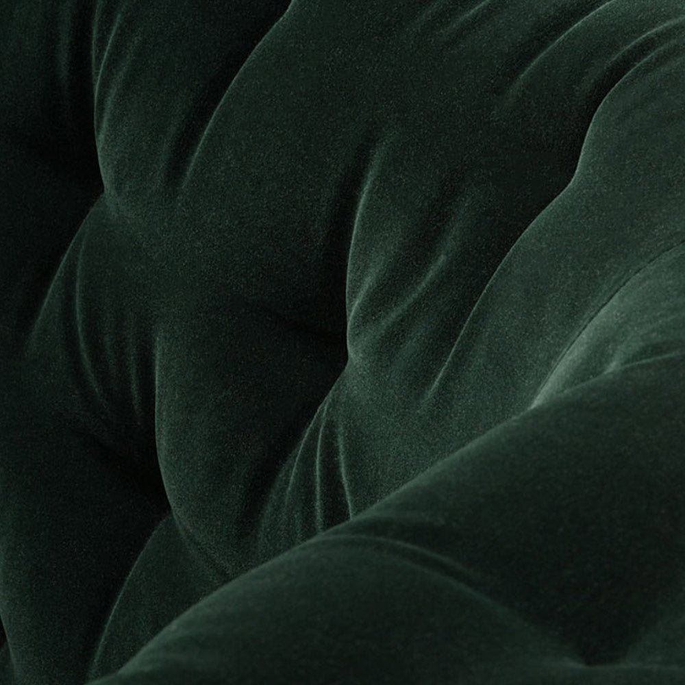 Valentin 4 Seater Sofa 3 in Lario-Dark-Green-Velvet