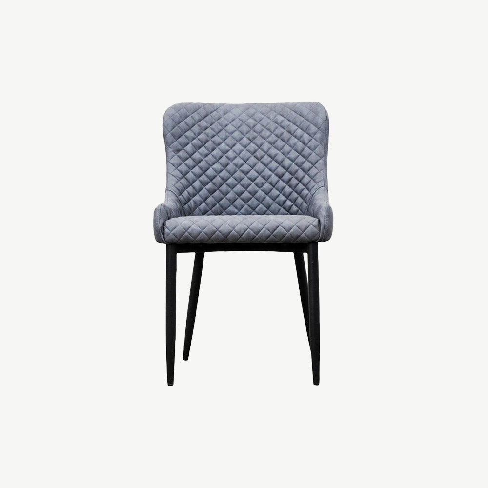 Grey PU Leather Ottowa Chair