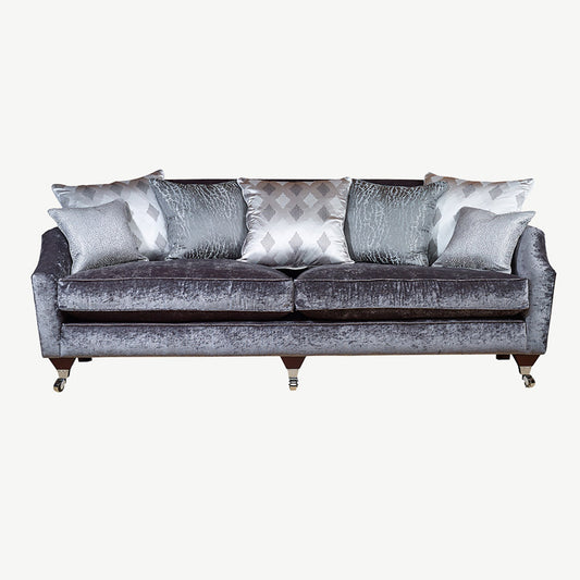 Hockley 3 Seater Sofa in Modena-Crushed-Velvet