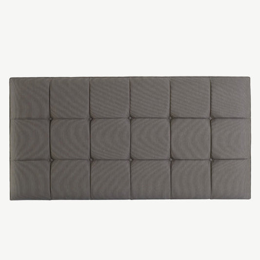 Grey strutted headboard