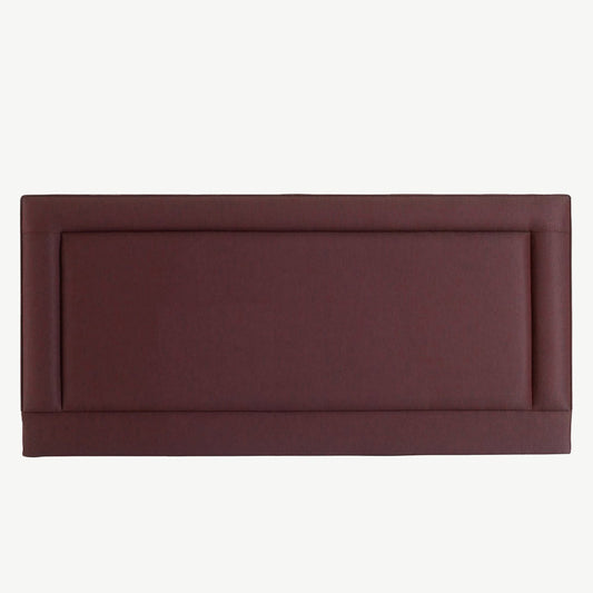 Stylish purple headboard with padded border