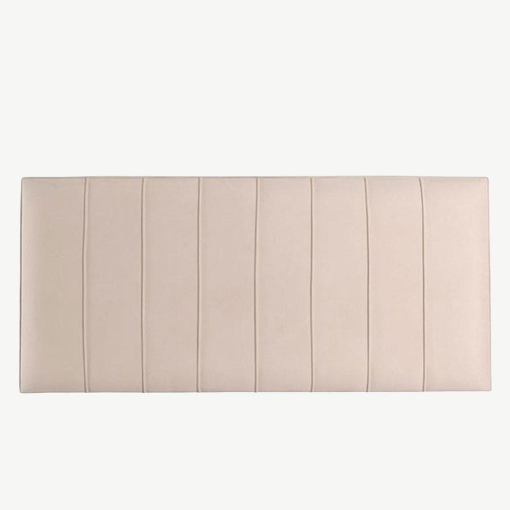 Sideboard with vertical hand piping in cream