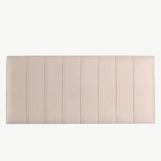 Sideboard with vertical hand piping in cream