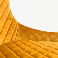 Mustard Velvet Ottowa Chair