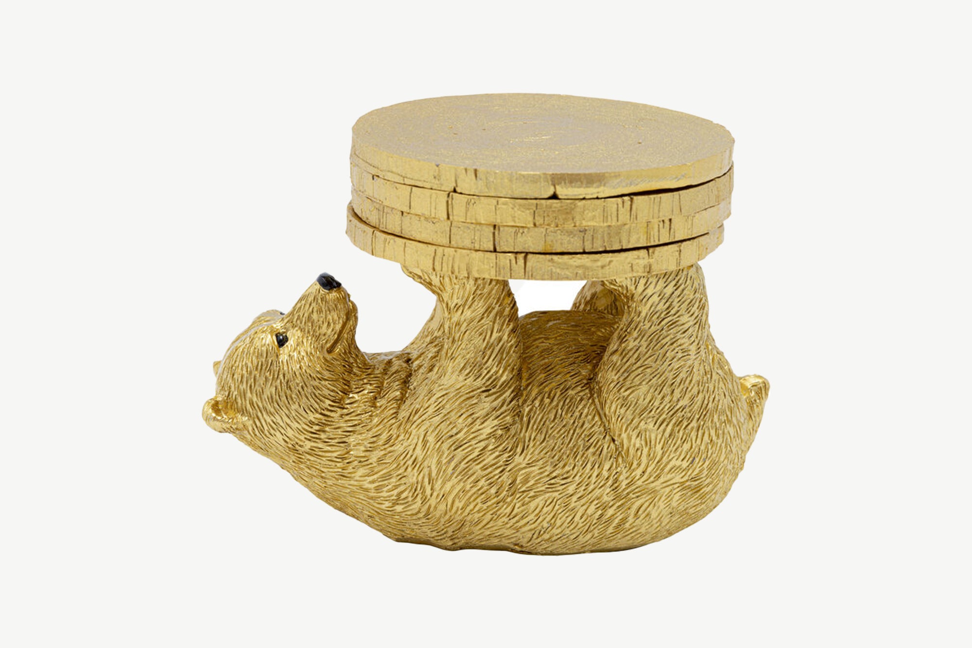 Playing Bear Coaster set