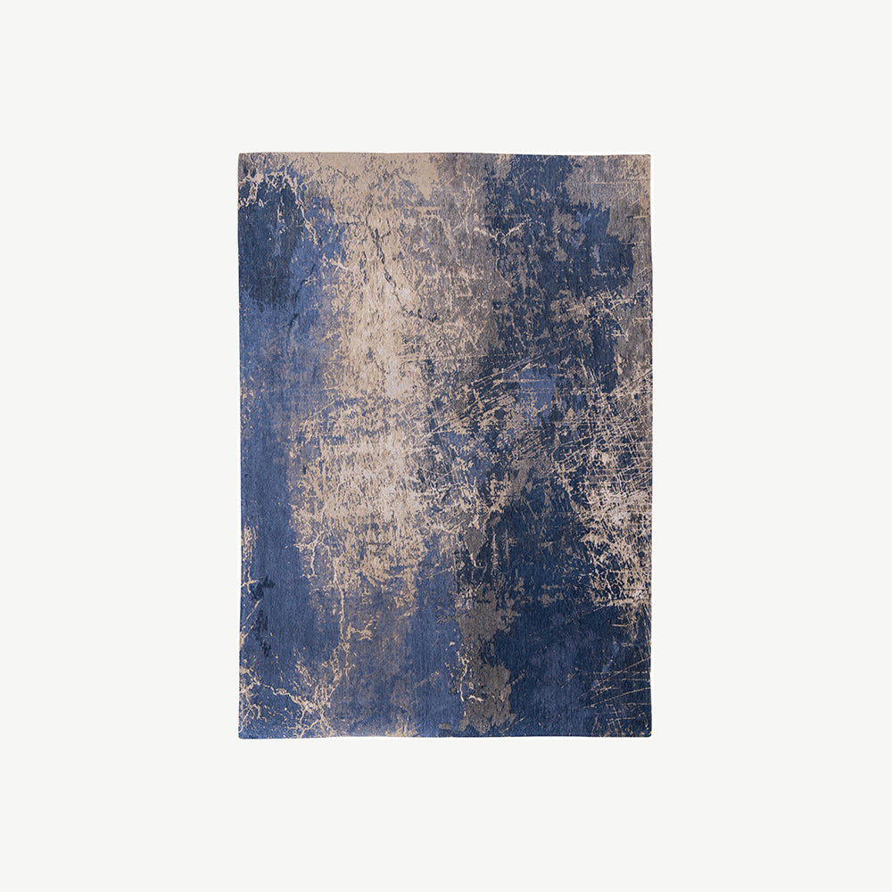Cracks Rug in Abyss Blue