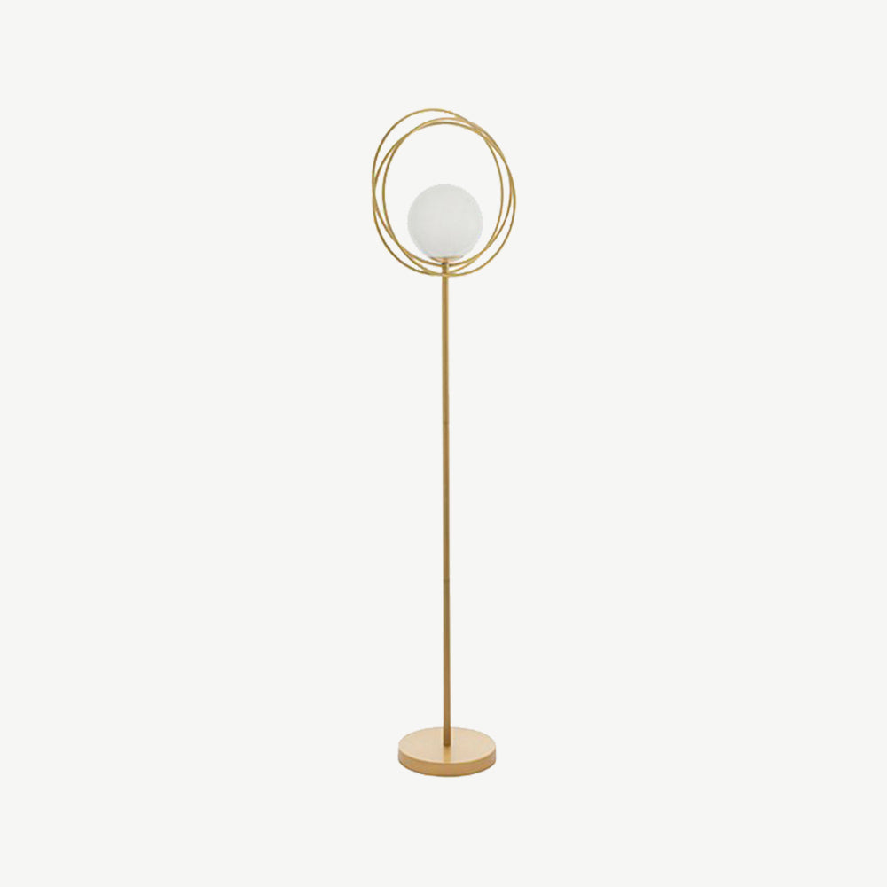 Loop Brushed Eugenie Floor Light - Arighi Bianchi