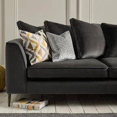 Purley Chaise Sofa 4 in Plush-Slate