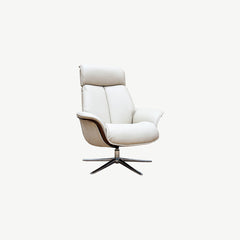 Lund Recliner Armchair and Stool in L843