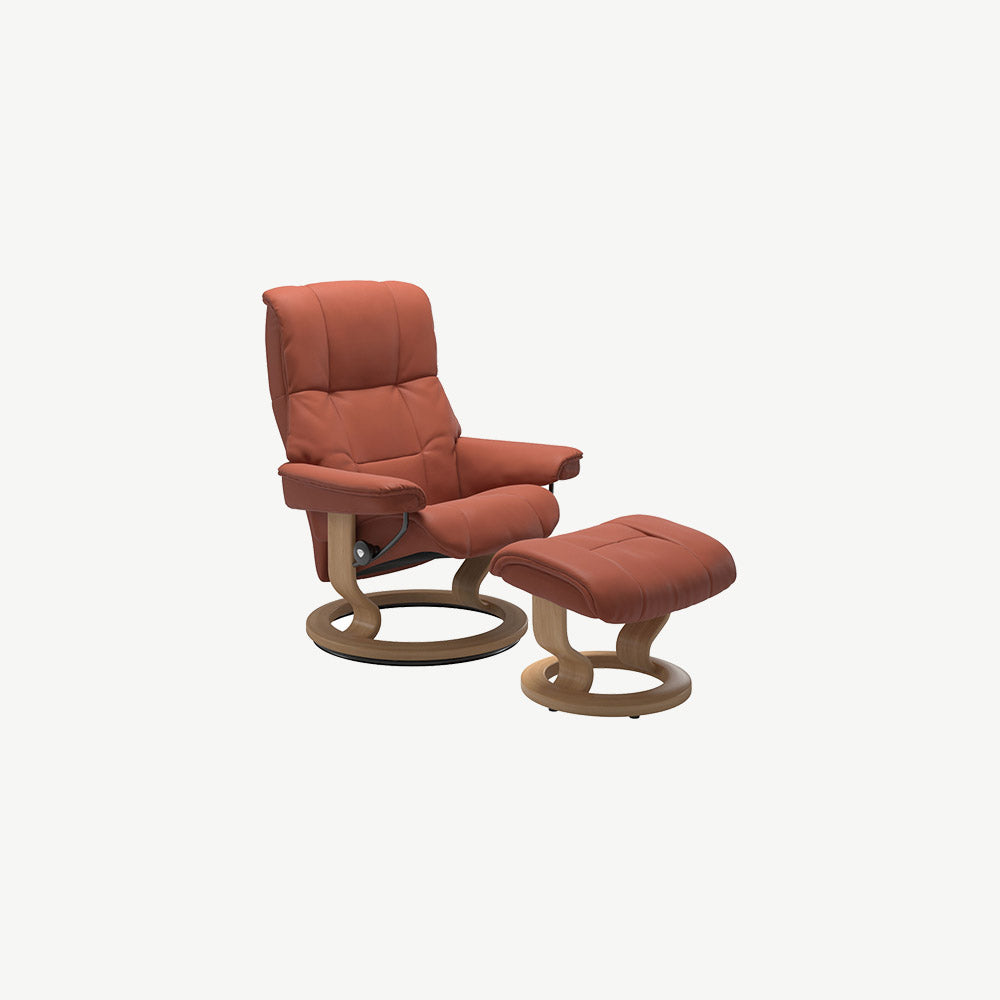 Stressless® Mayfair Classic Chair and Stool