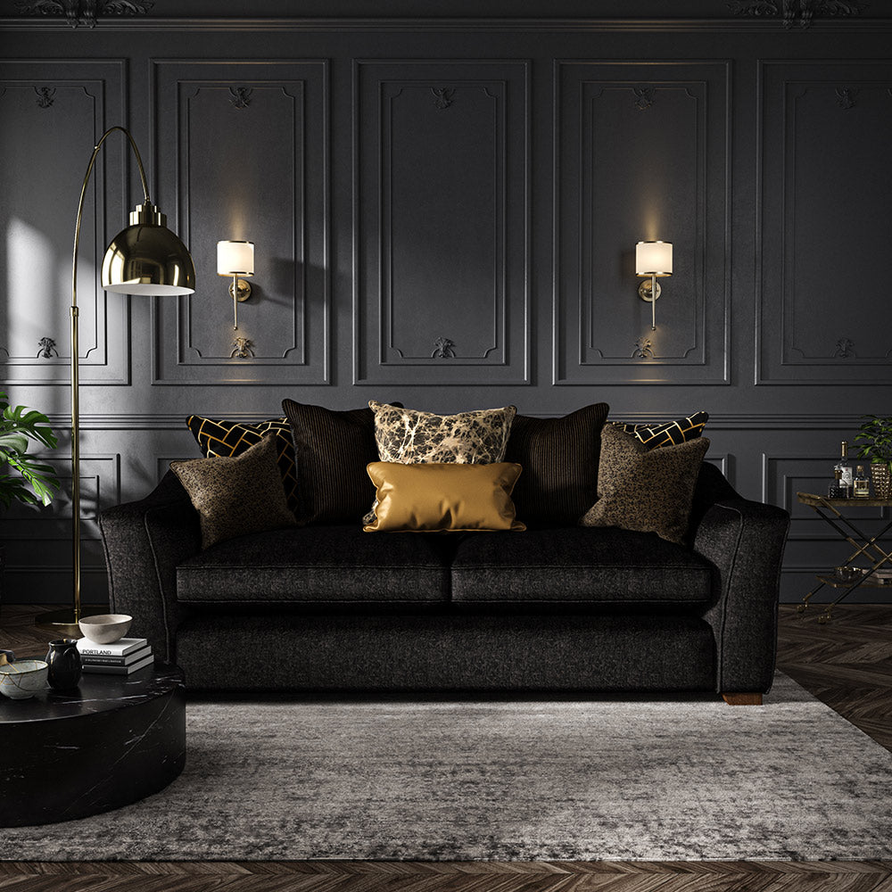 Lenya Grand Sofa in Charcoal