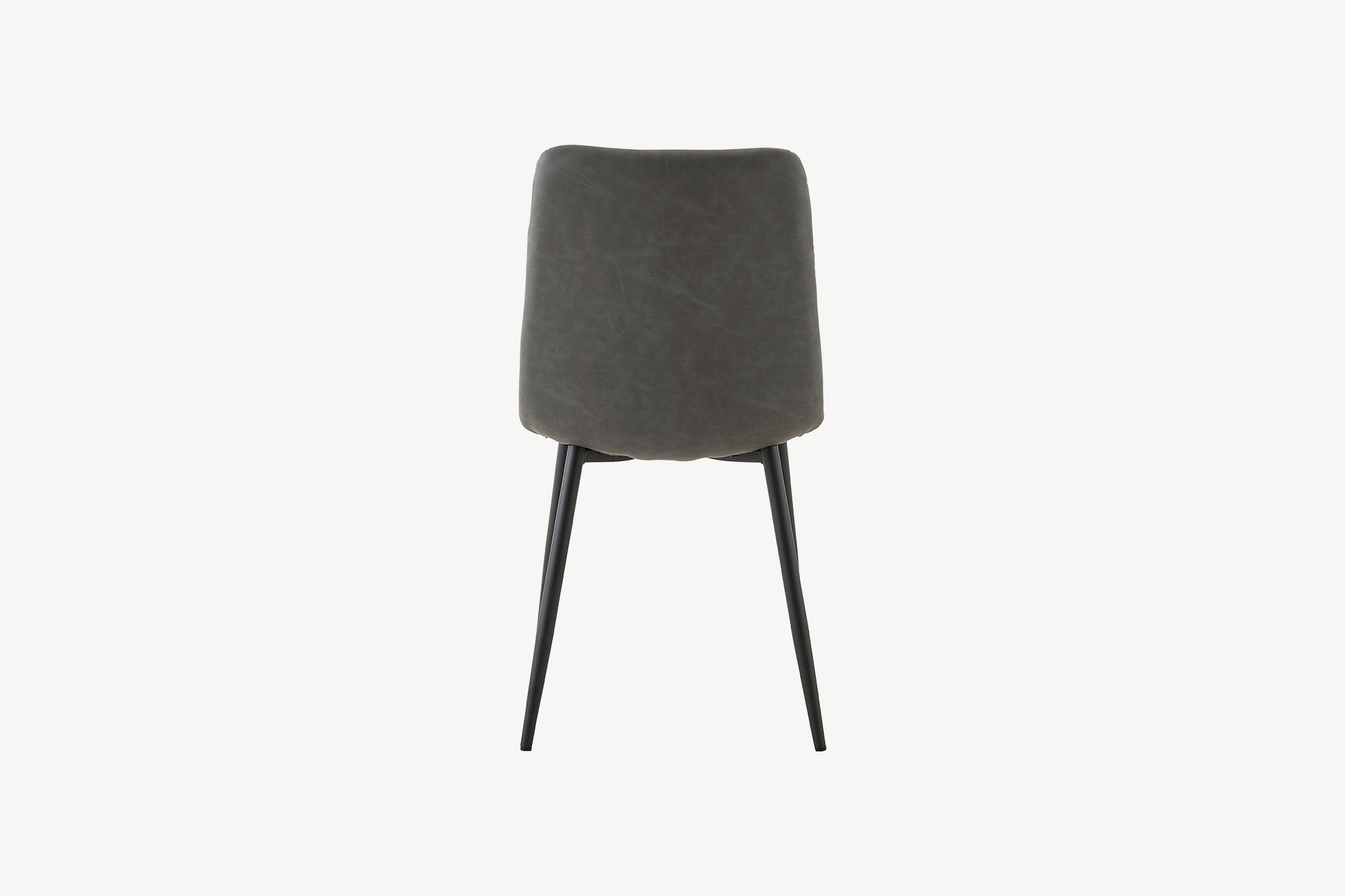Manitoba Dining Chair in Grey-PU-Leather