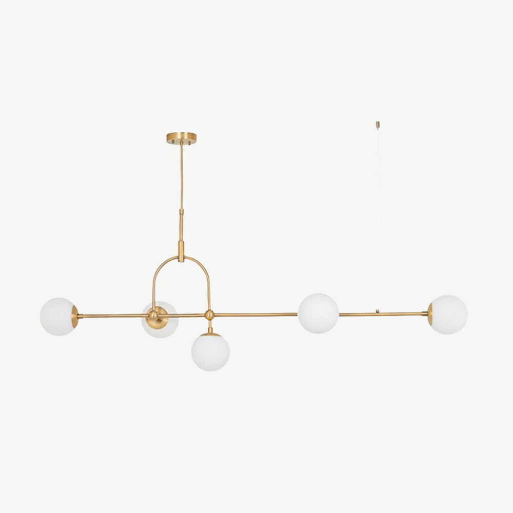 Antique Brass Catherine Linear Pendant Light - Arighi Bianchi