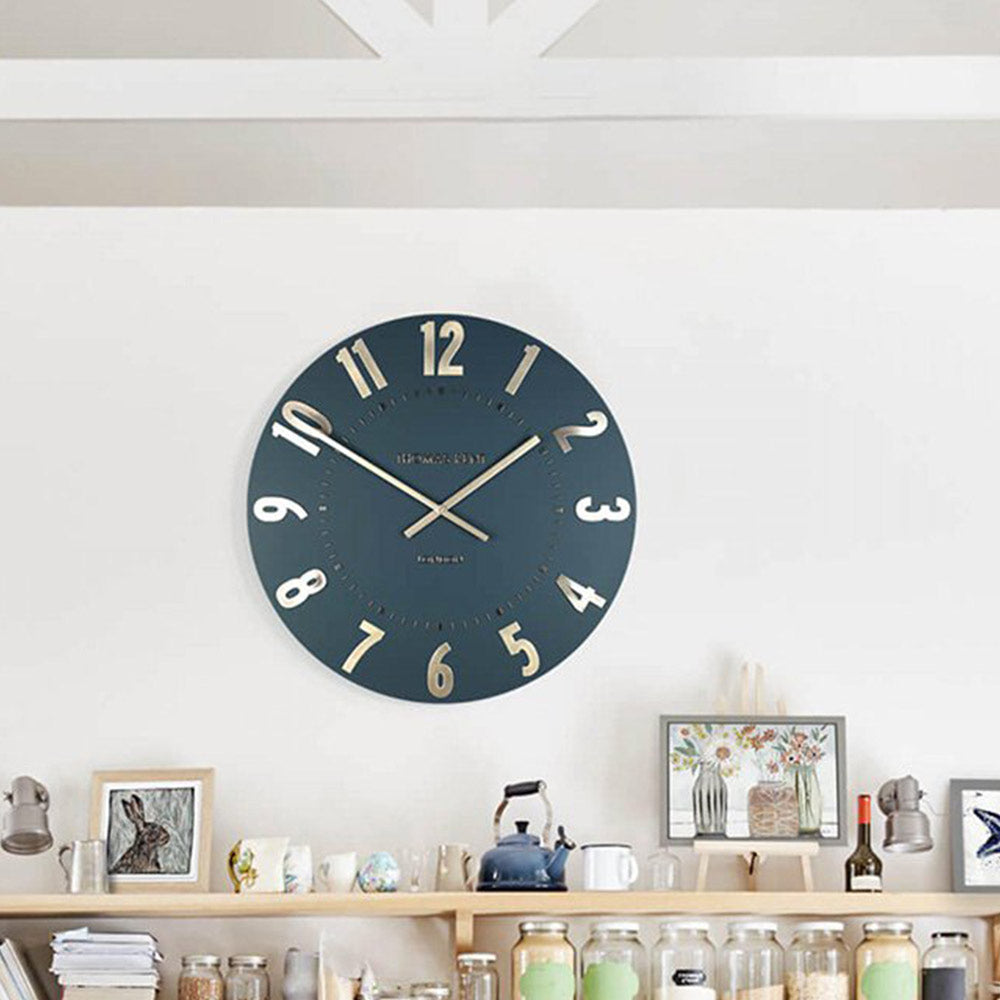 20" Midnight Blue Mulberry Wall Clock
