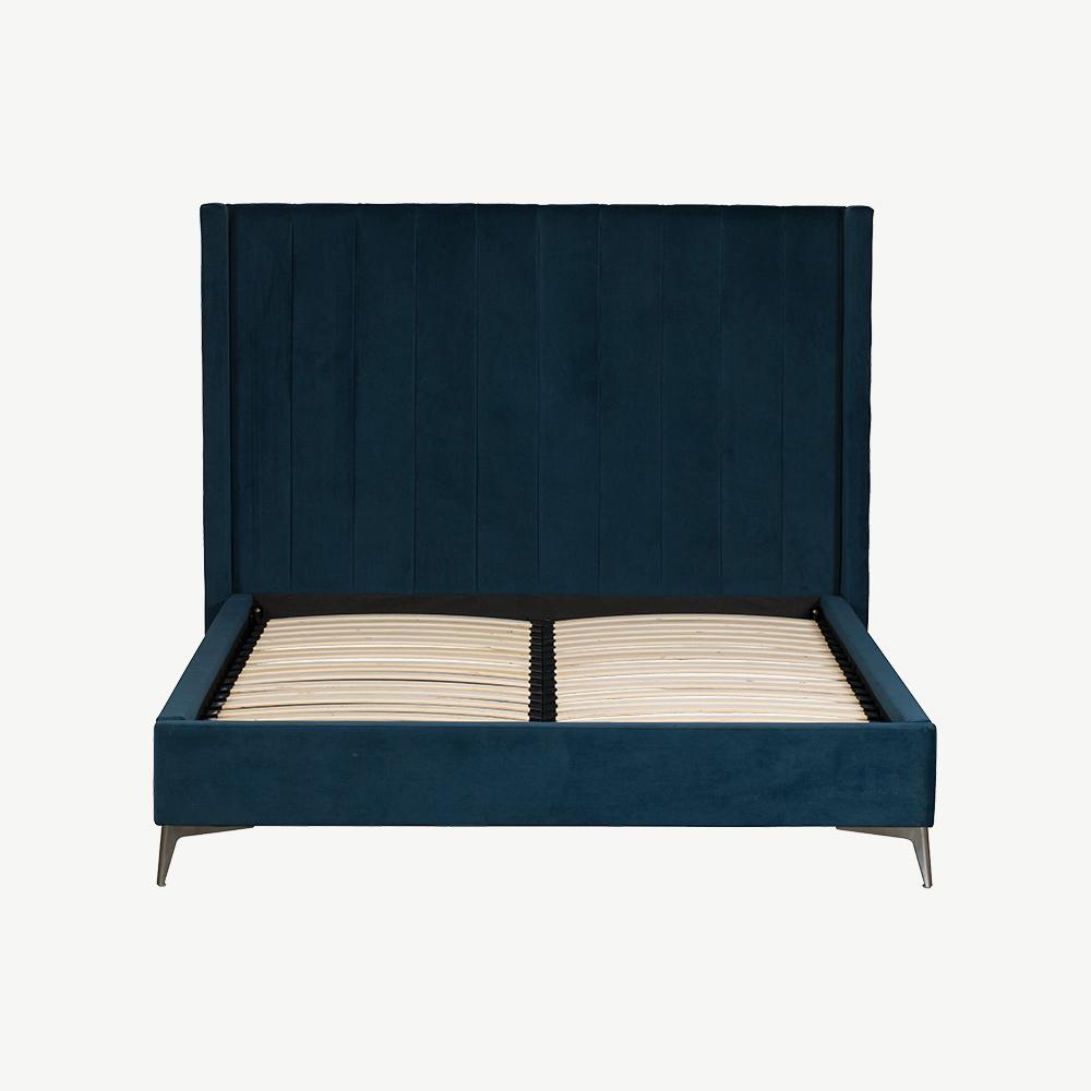 Millie High Bedstead Front in Teal