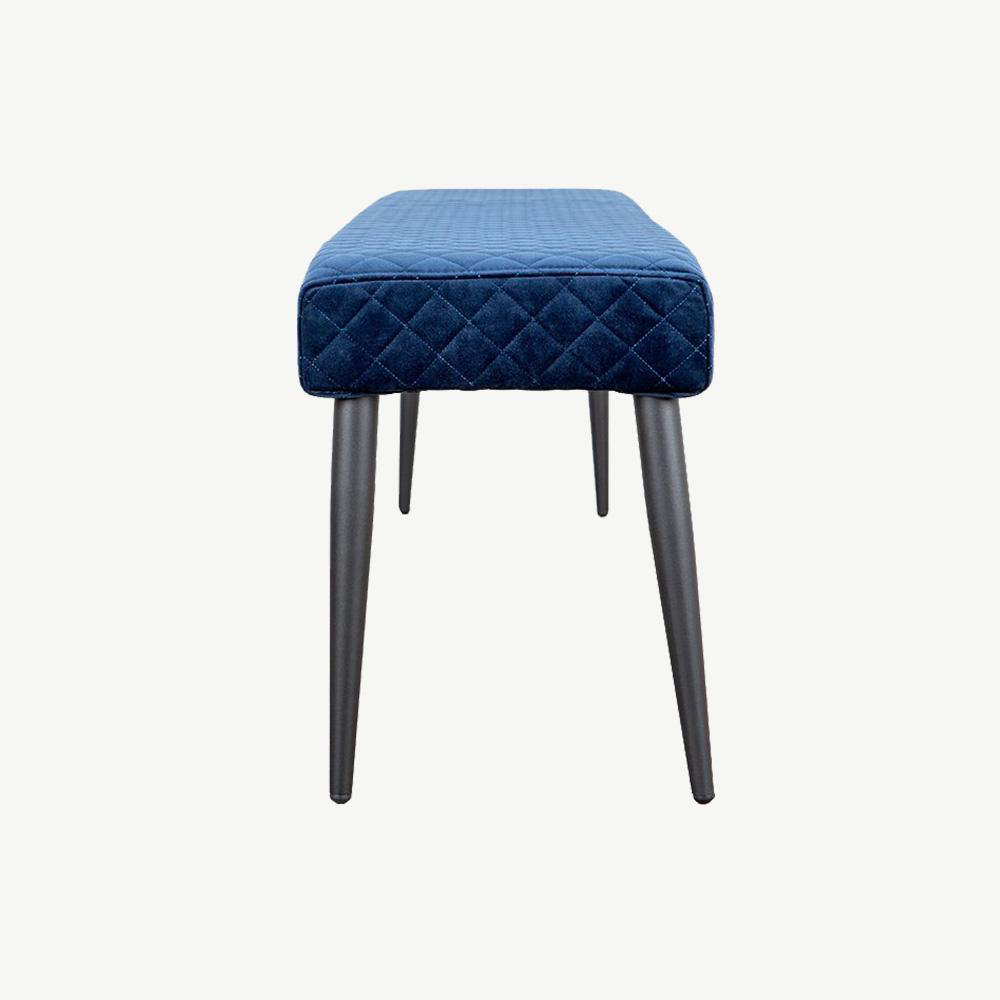 Blue Velvet Ottowa Bench