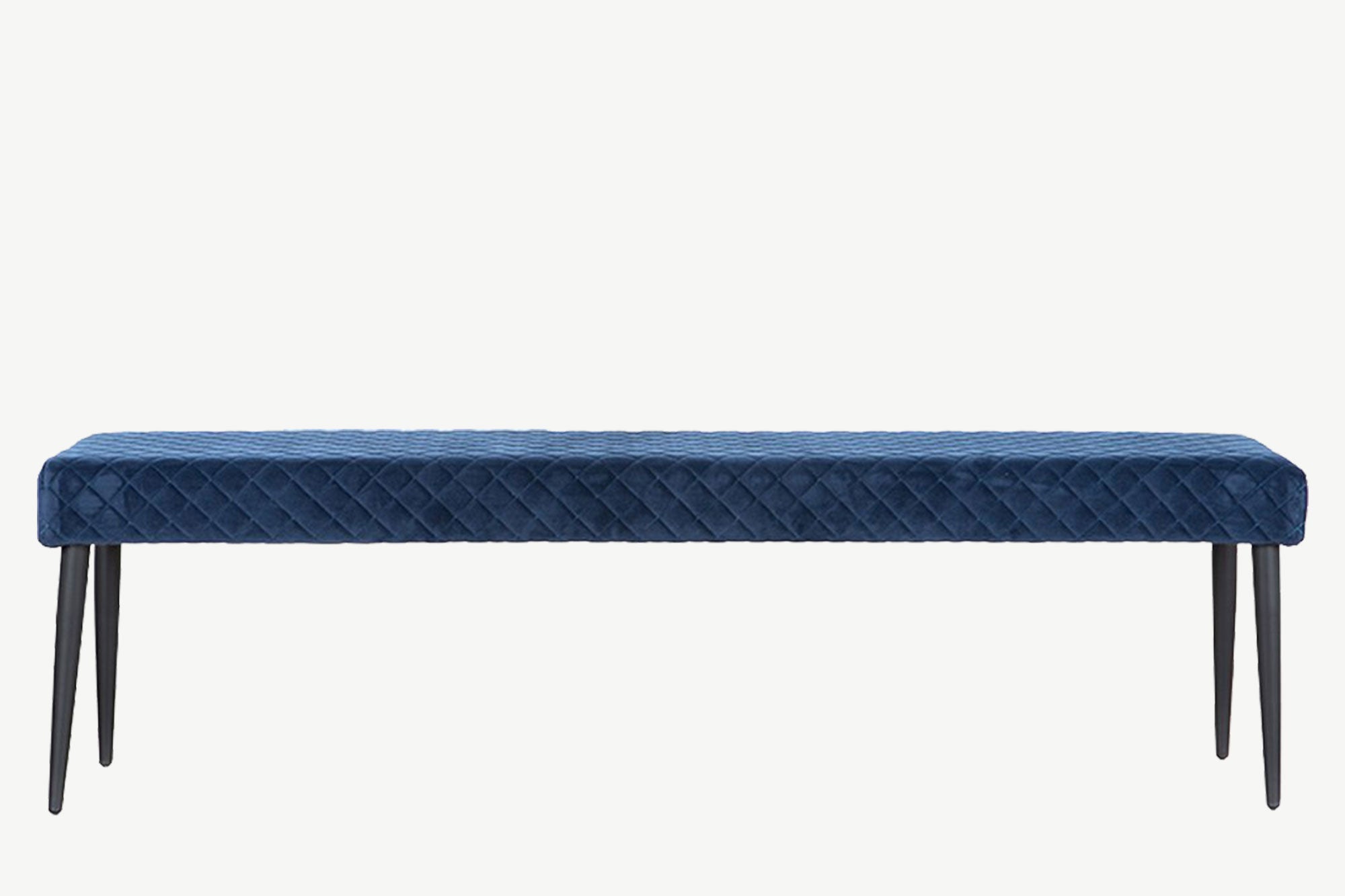 Blue Velvet Ottowa Bench