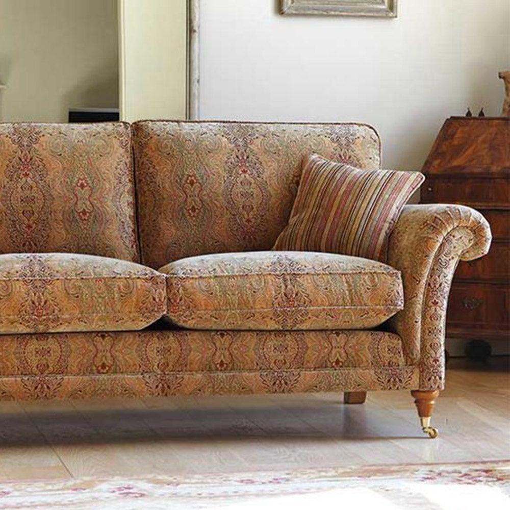 Parker Knoll Burghley 2 Seater Sofa in Baslow-Medallion-Gold