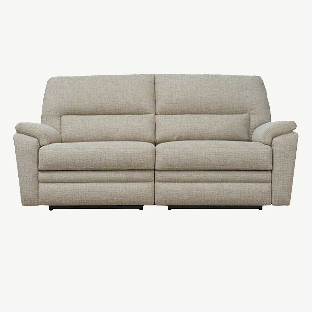 Parker Knoll Hampton 2 Seater Double Power Recliner in Willow-Pebble