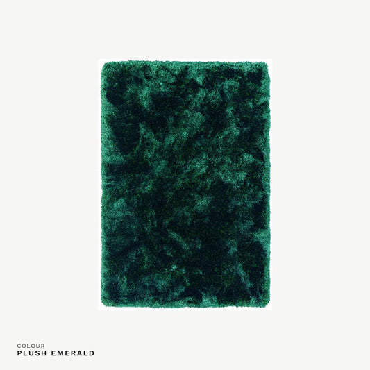 Plush Rug Dark in Plush Emerald 