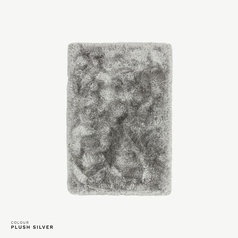Plush Rug Light 1 in Plush Silver