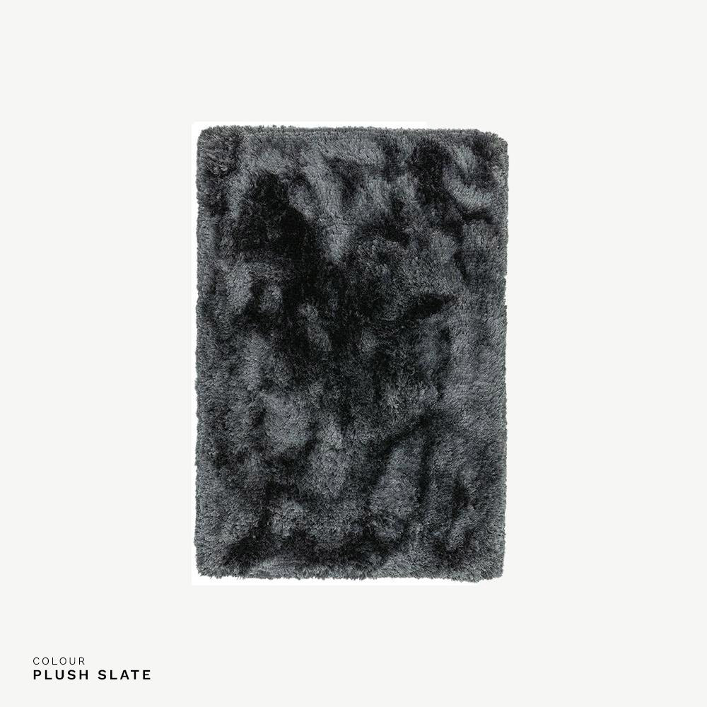 Plush Rug Dark in Plush-Slate