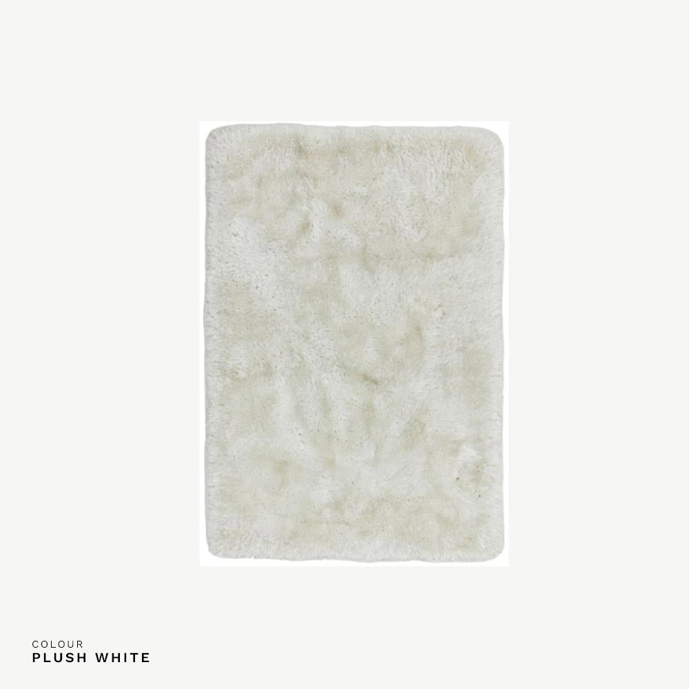 Plush Rug Light in Plush White