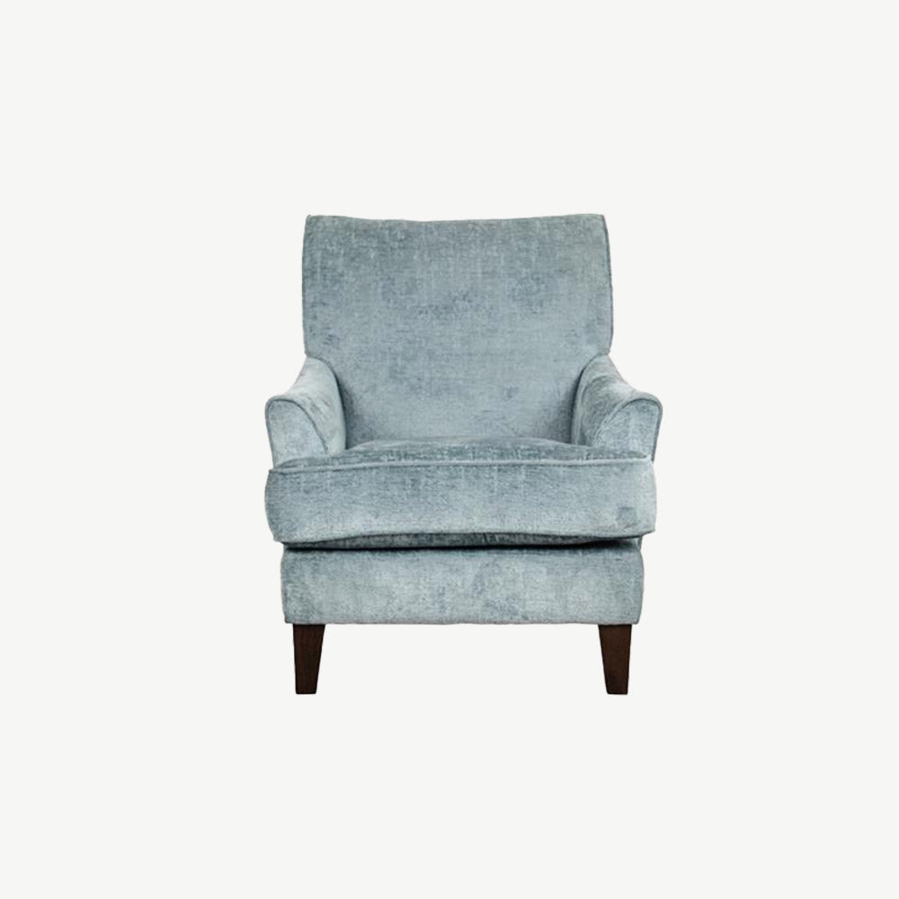 Roma Accent Chair 1 in Finesse-Lagoon