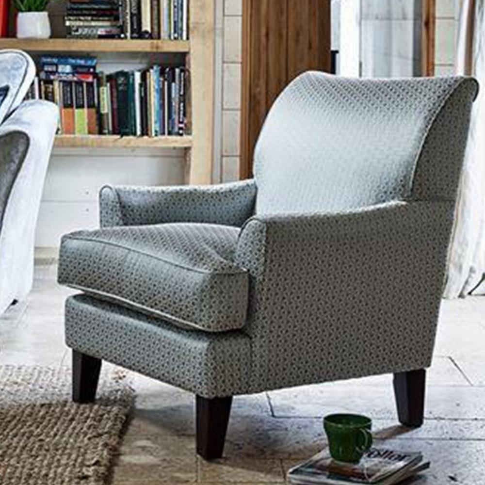 Roma Accent Chair 2 in Finesse-Lagoon