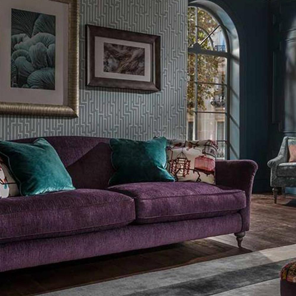Lamour Grand Sofa 2 in Allure-Amethyst
