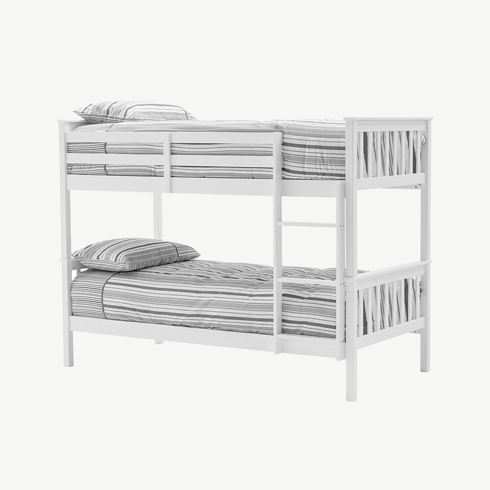 Shelby Bunk Bed in White
