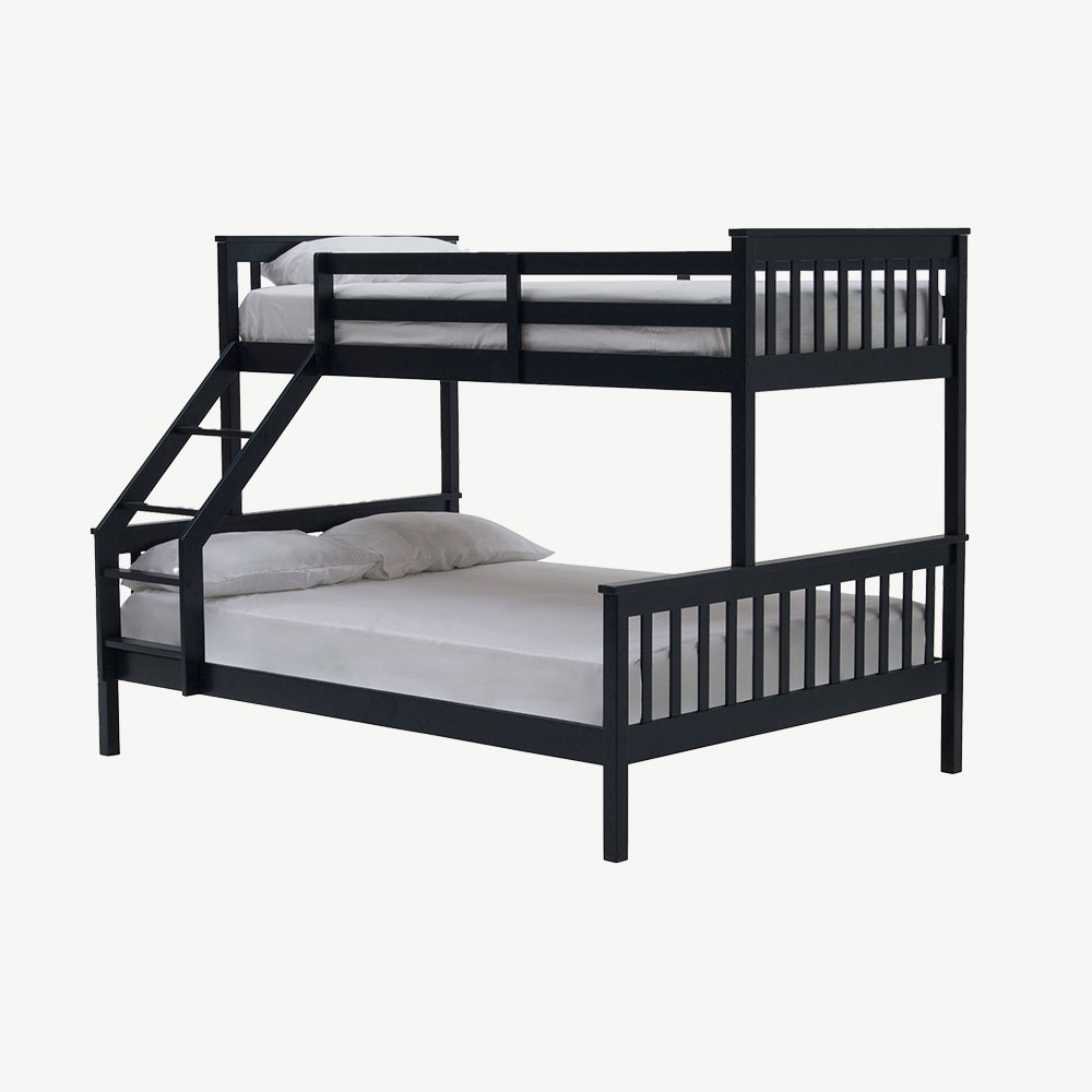 Shelby Double Bunk Bed in Blue