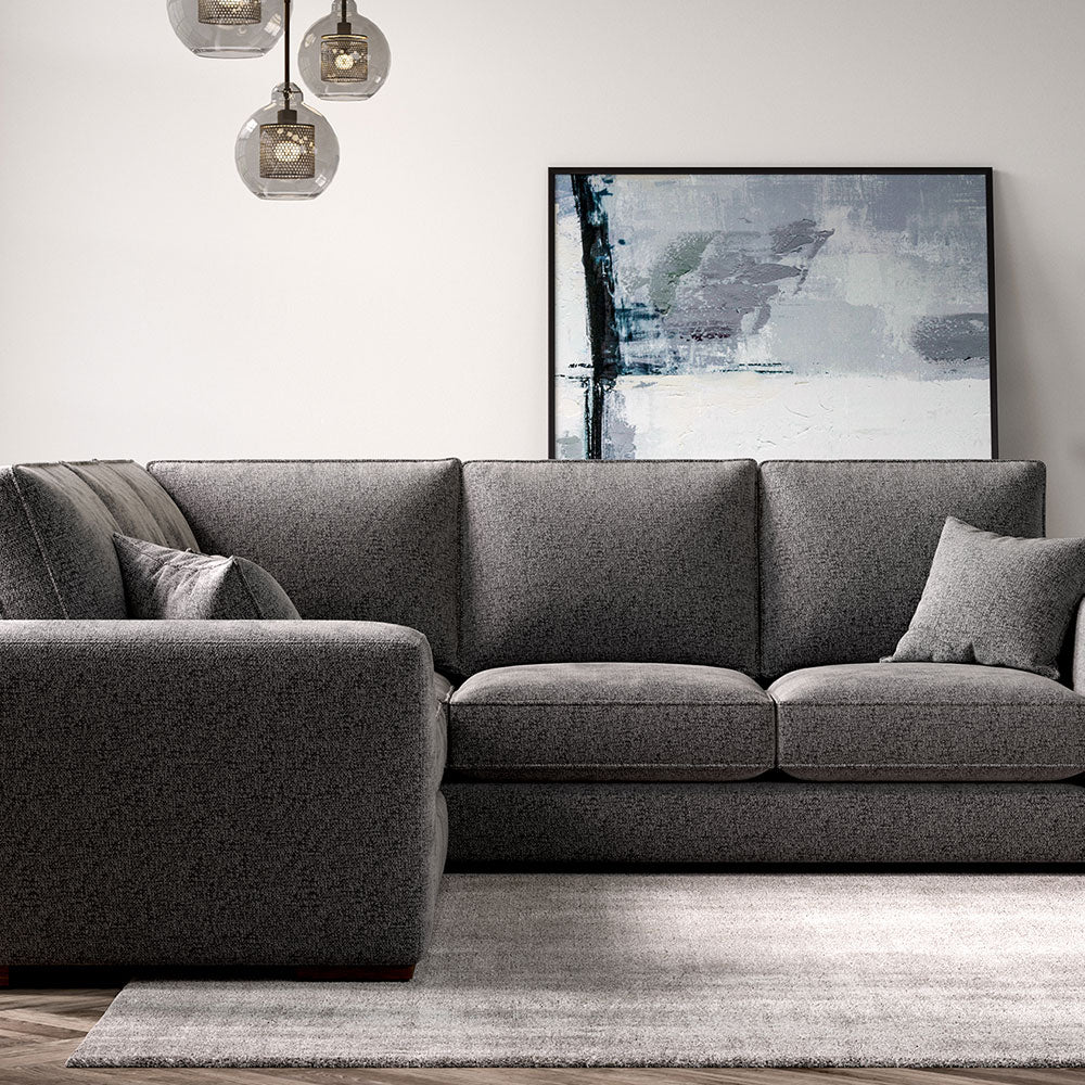 Strand Corner Sofa in Charcoal