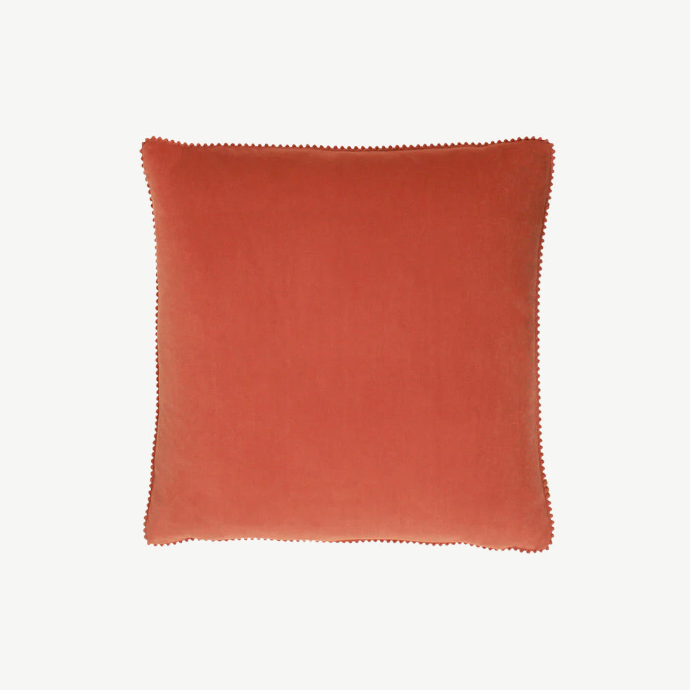 Cosmo Velvet Cushion Brick