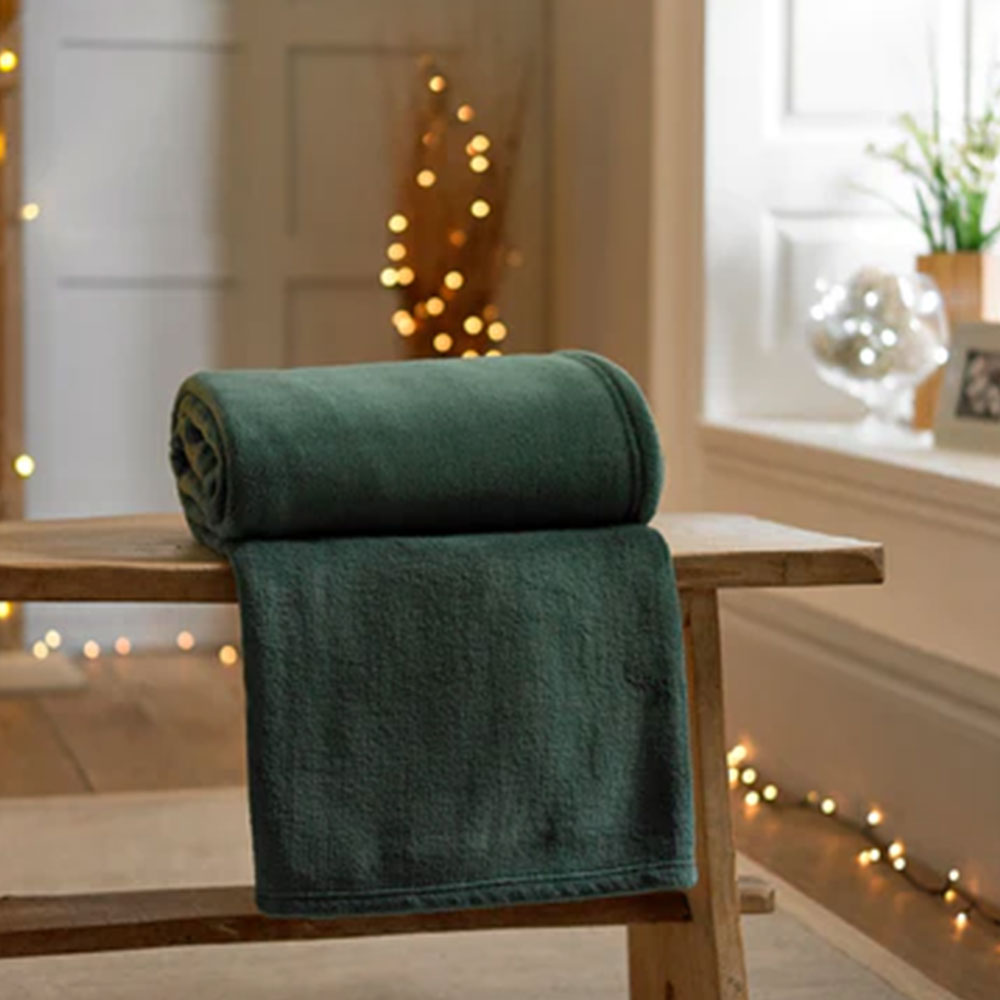 Green Snuggle Throw