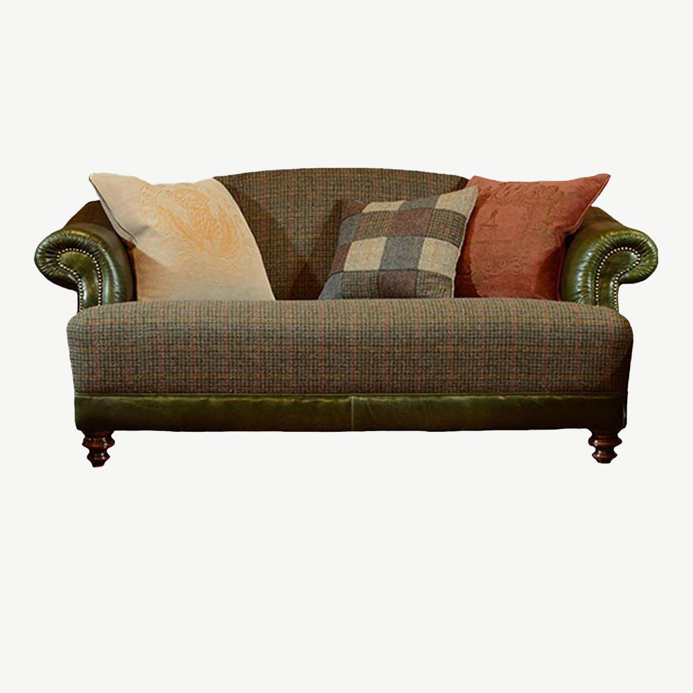 Tetrad Harris Tweed Taransay Petite Sofa in Tweed-Dogtooth-Check