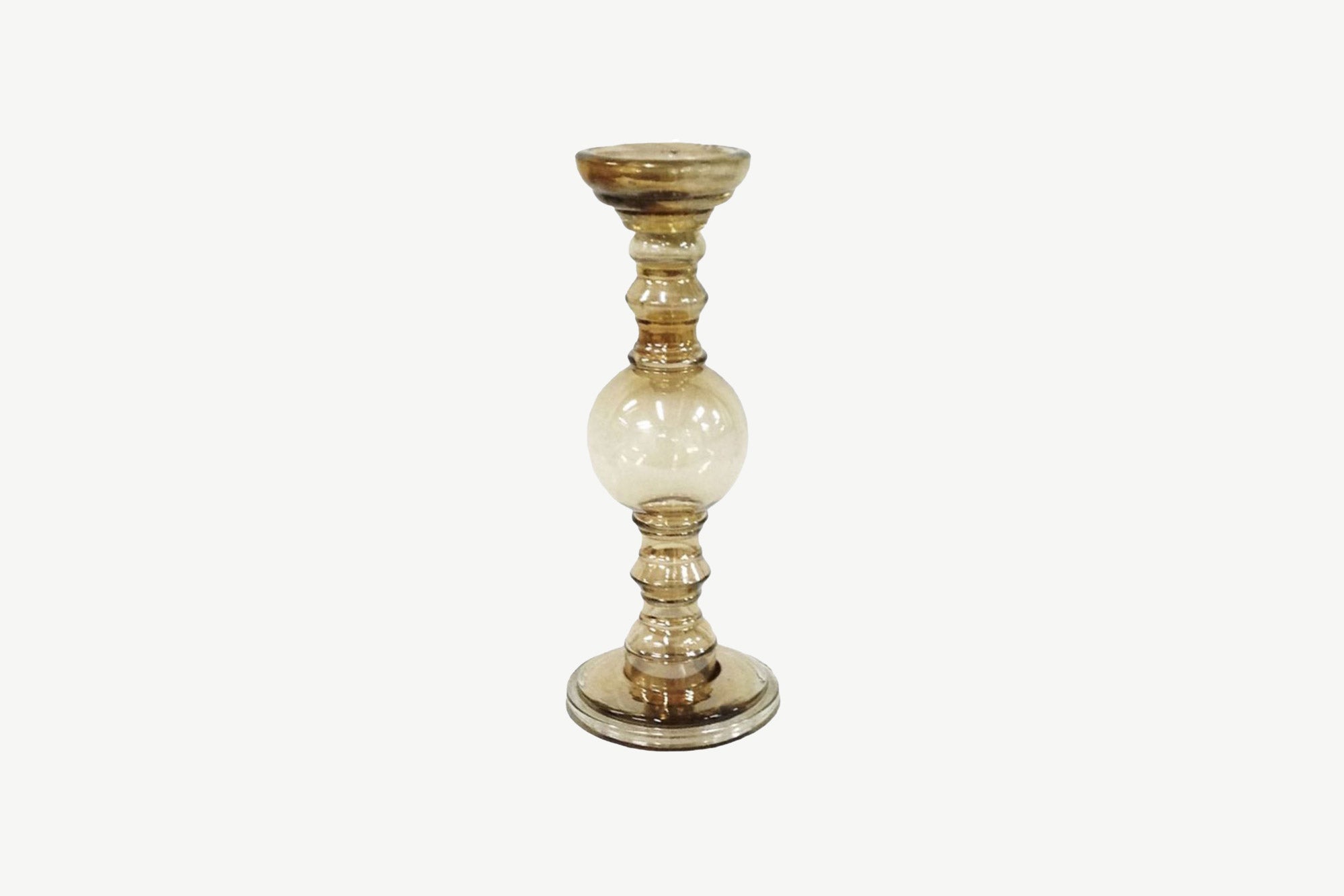 Small Copper Lustre Candle holder
