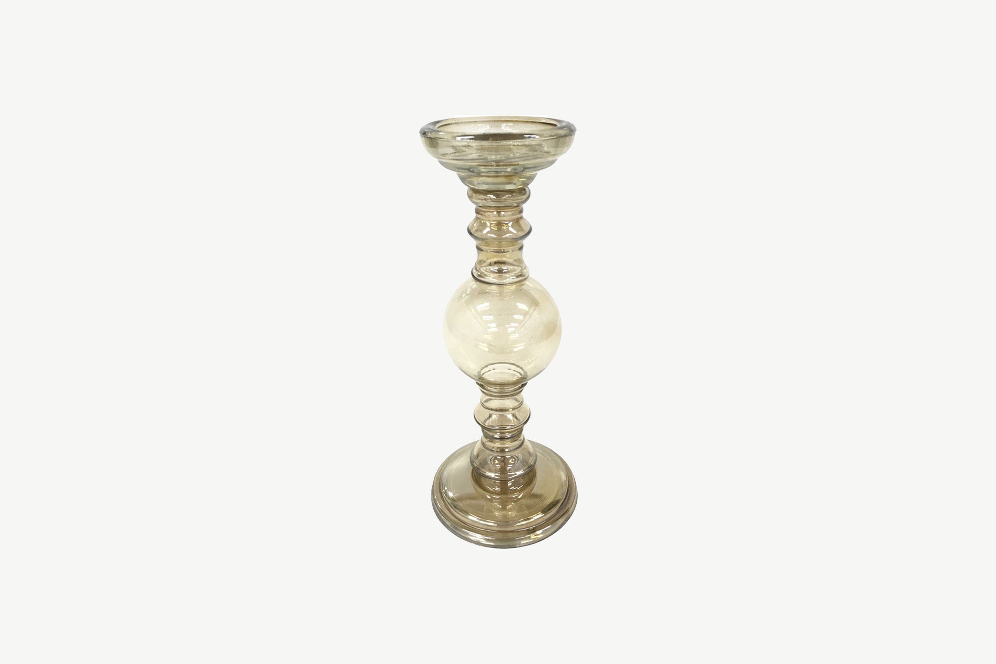 Small Copper Lustre Candle holder