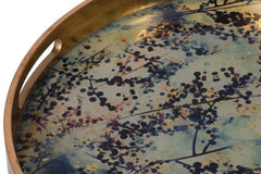Vintage-Inspired Blossom Pattern Tray