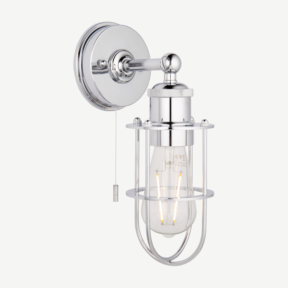 Moreton Chrome Wall Light