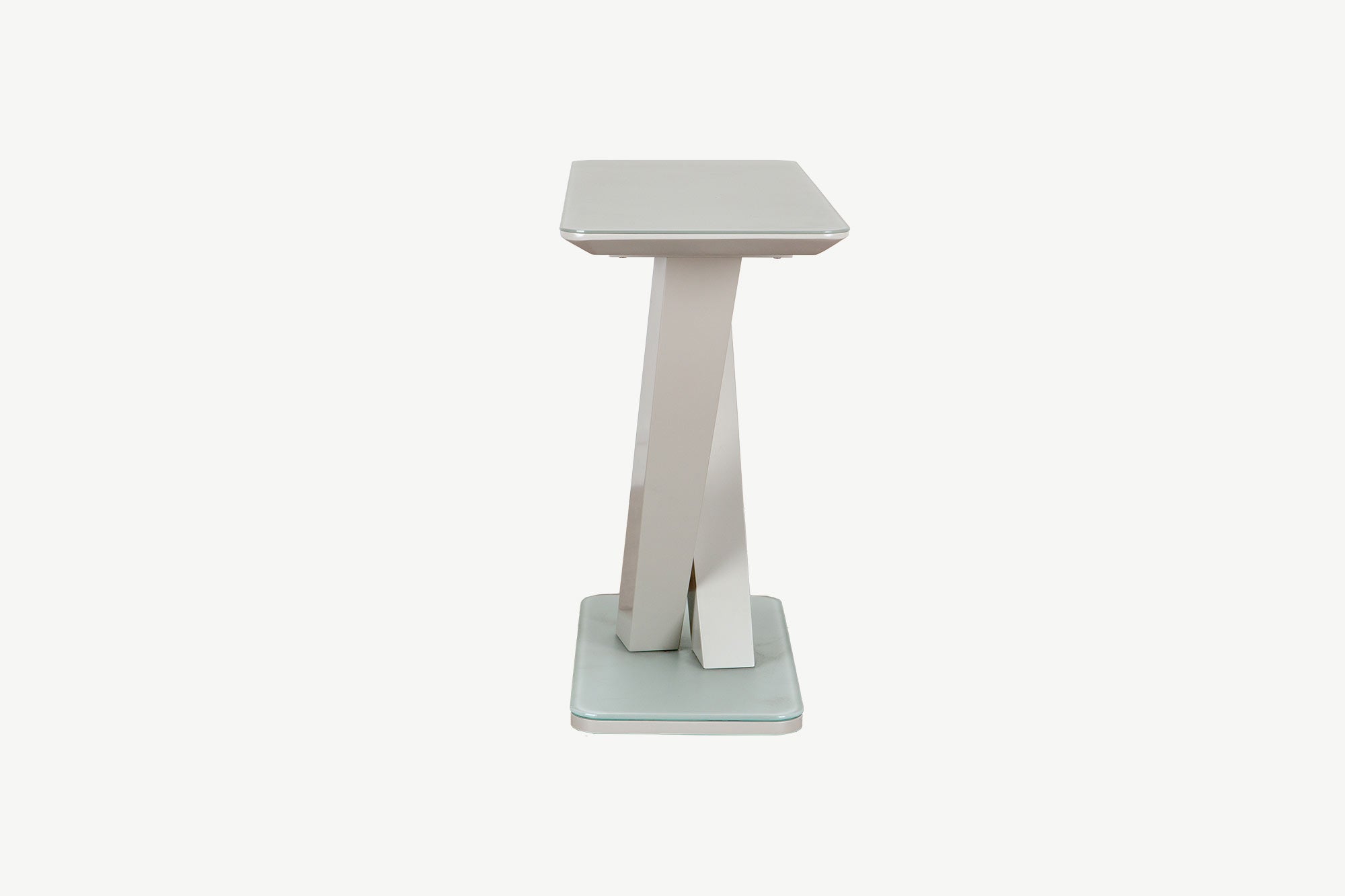 Aragon Matte Grey Console Table