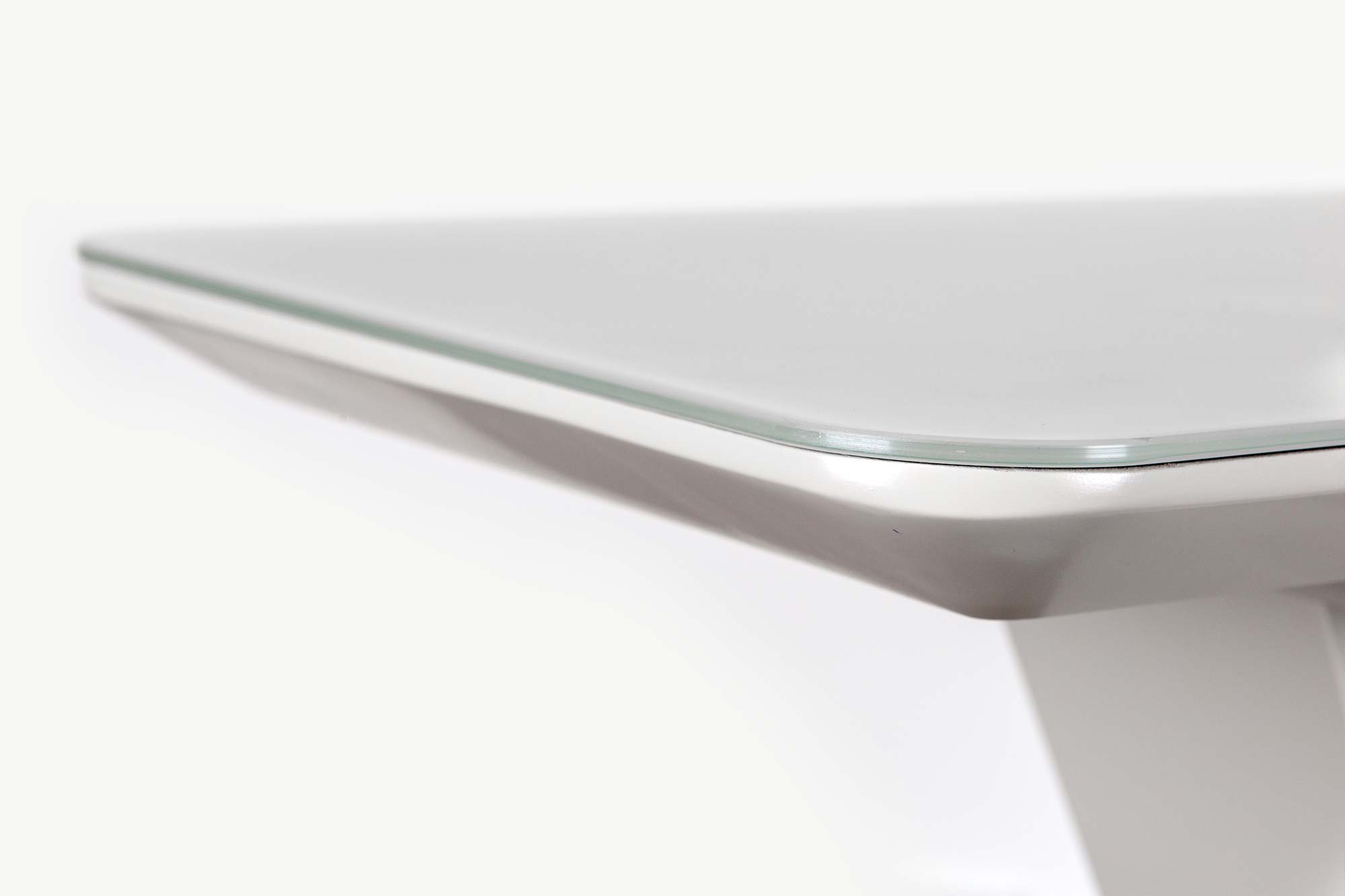 Aragon Matte Grey Console Table