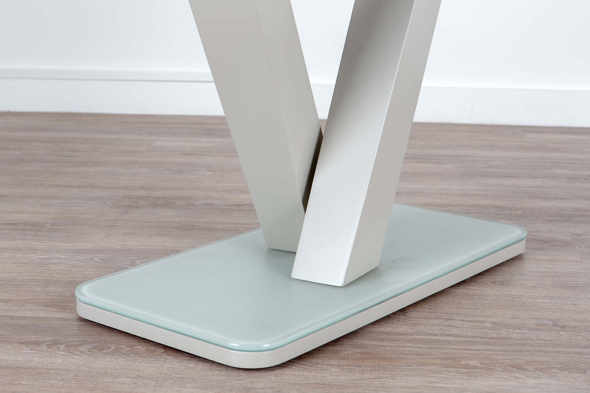 Aragon Matte Grey Console Table