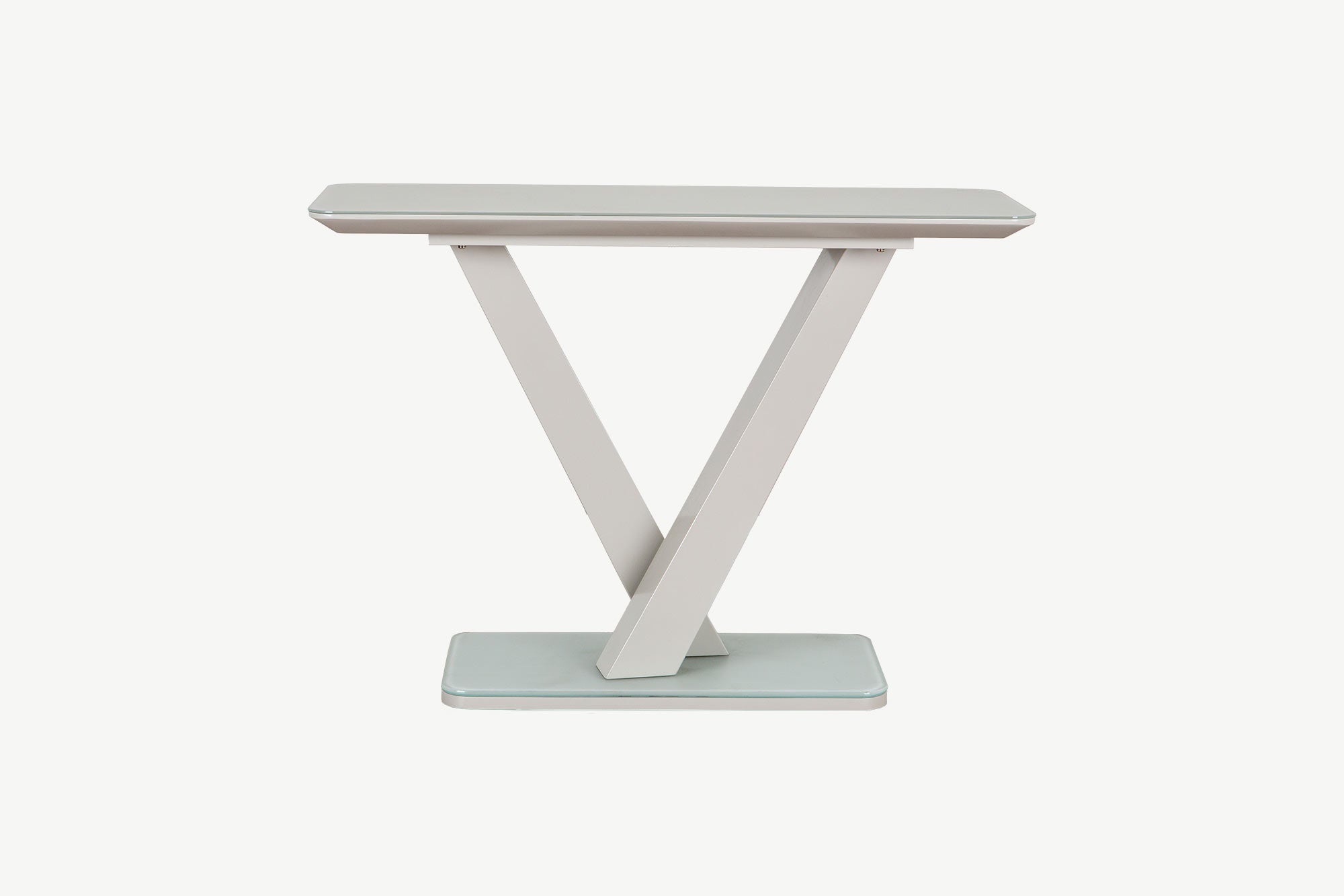 Aragon Matte Grey Console Table