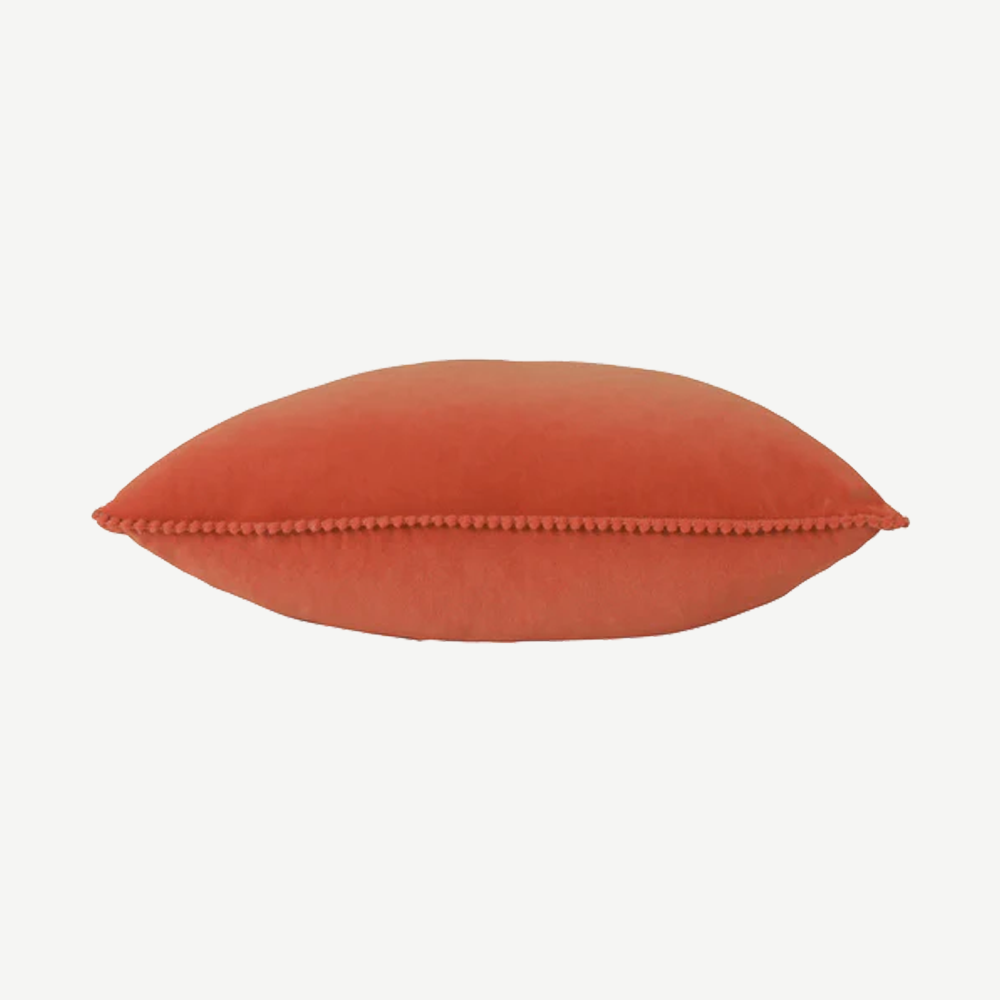 Cosmo Velvet Cushion Brick