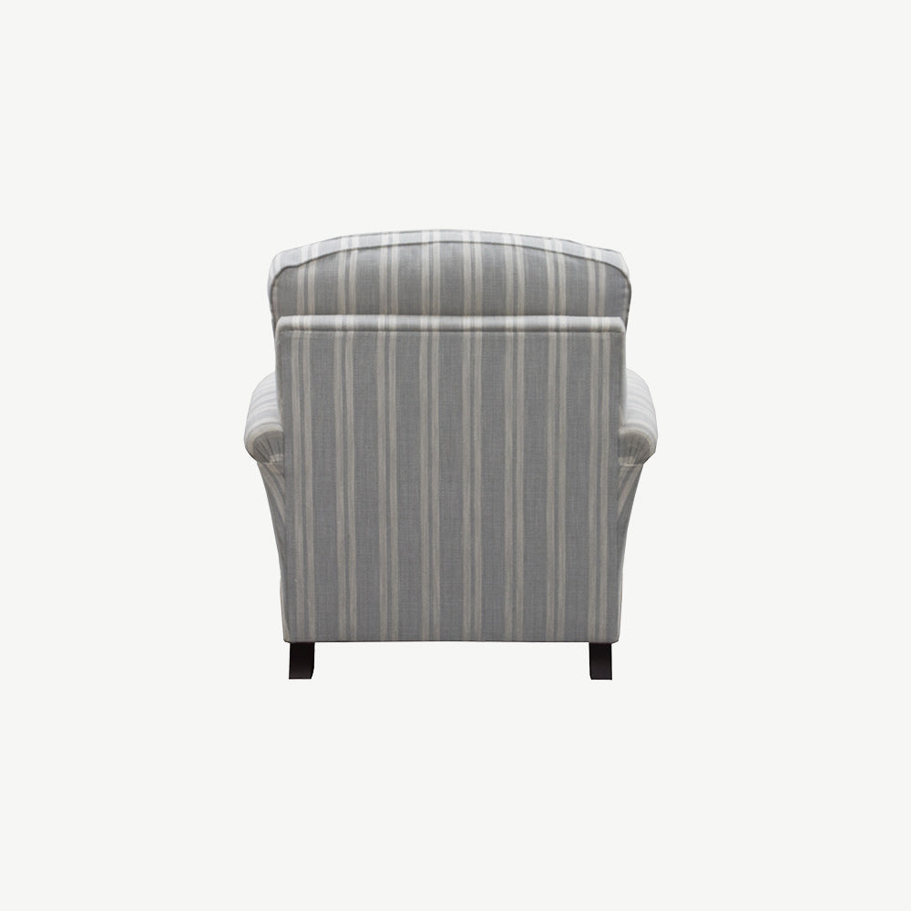 Parker Knoll Devonshire Armchair in Austen-Stripe-Dove