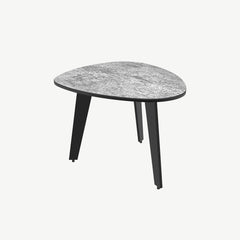 Galet Side Table in Silver 