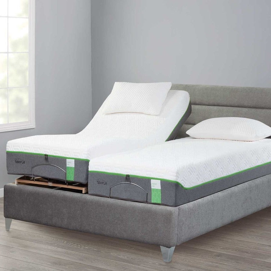 Genoa Adjustable bedstead in Tweed-Grey Tweed-Malt Tweed-Moonlight Tweed-Slate Sundance-Amber Sundance-Green Sundance-Grey Sundance-Light-Blue Sundance-Titanium Twill-Blue-Grey Twill-Light-Grey Twill-Stone 
